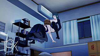 Nobara and Maki get into steamy lesbian action in Jujutsu Kaisen hentai.