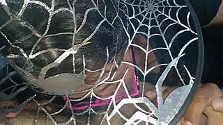 Bruja Mamadora de Verga Delivers Intense Latina Orgasm with Oral Skills