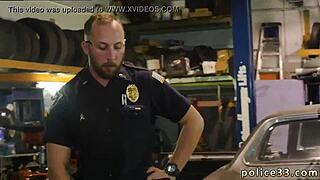 gay gothic twink gets boinked by police with sex toys. 😈