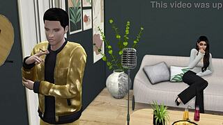 嘿Mila Kunis，像猫王那样骑我，在自制片段中！