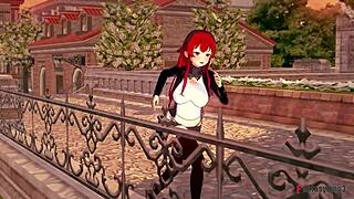 Eris catches Roxy fucking and joins in Mushoku Tensei