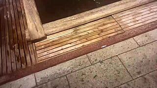 Is my wet hair turning you on in this sexy scene?