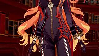 mavuika sucks and fucks in jean's office trailer