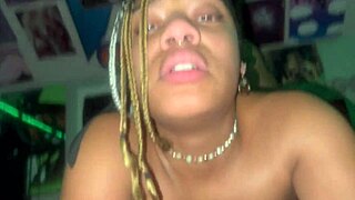 Creamy pink pussy clenches tight on massive bbc