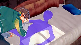 i can’t get enough of kazuma’s blowjob with cum everywhere.