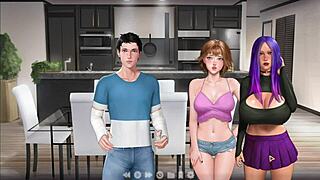 i g-got a blowjob from stepsister and she swallowed everything, huge cumshot in 3d anime