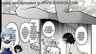 Oshida's big boobs will definitely make you horny in this porn game