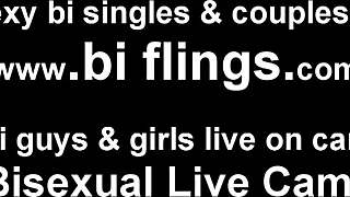 She shares her bisexual femdom strapon toy for ass fucking in bdsm play, dominating with toys and rough bondage outdoors.