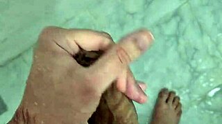 Fat Guy Cums In Shower Vs Exotic Young Fetish Solo