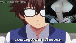 Hatsukoi Jikan Ep 1 Pt-BR - Ivy stars in steamy hentai action with big cartoon tits.