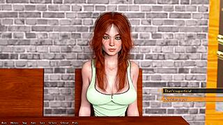 Helping the Cute Teen President with Her Huge Needs in 3D Cartoon Dating Sim