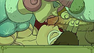 Cartoon porn: Old trainer hunts witch bunny on New Year