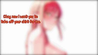 I feel so aroused as Makina plays this teasing game with me, edging and giving femdom instructions while chained in bondage