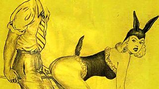 vintage erotic drawings with raw appeal