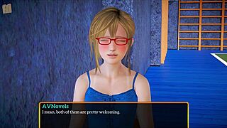 Blonde With Small Tits In Family Game Scene