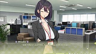 summer clover harem hentai ep 1, fired over giant cock. dude's 3d game outfit is wild!