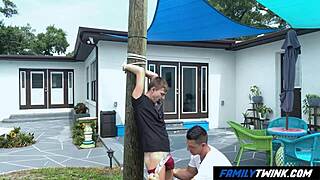 FamilyTwink - Gay uncle, are you corrupting your nephew in public?