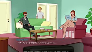 Wow! Busty Friend Strips for Monster Cock in Wild Cartoon!