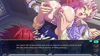 Wow, check out Kyonyuu Fantasy Emeralia in hot threesome action!