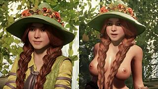 Big Tits Cartoon Girls Stripped Naked In Comparison Compilation!