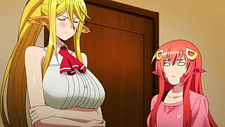 Monster Musume no Iru Nichijou 08 features intense monster hentai scenes, right?