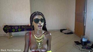 uh, perfect ebony tits on this skinny chocolate body... i can’t even describe it right!