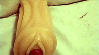 I played with the artificial pussy, fingering and fucking it like a doll.