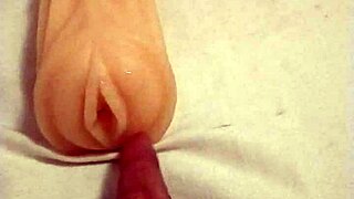 I played with the artificial pussy, fingering and fucking it like a doll.