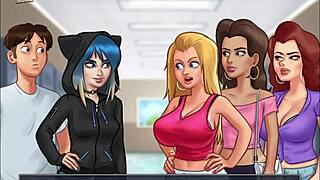 summertime saga 98 brings hot blonde action in cartoon style