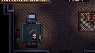 i'm watching a porn movie with a big tit milf, fucking her ass in zombies retreat hentai part 5