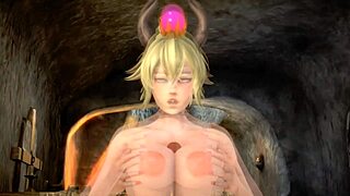 princess bowser in 3d hentai has orgasm with beautiful young 18+ asian fantasy