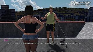 Cheating Wife Fucks Fat Boy Neighbor