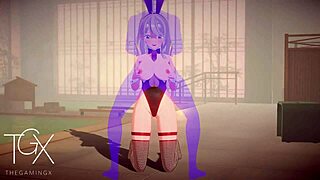 Sexy fantasy girl explores anime hentai in gaming adventures