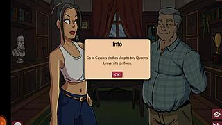 in the hg queens brothel, a girl creates her own fantasy brothel with sluts and blowjobs