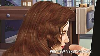 peggy and steve in 3d hentai preview, naughty sex scenes.