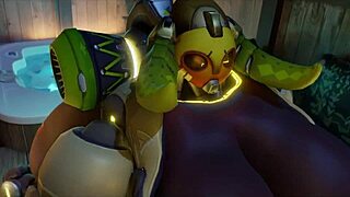 Big 3D Overwatch Orisa Compilation Rocks Hard