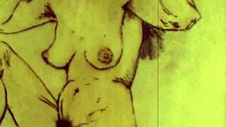 Vintage erotic cartoon drawings