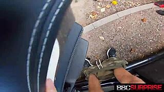 Busty Redhead Opal Takes Big Black Cock Deep in Ass for Interracial Ride