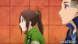 This is a recap of some anime scenes with hentai elements.