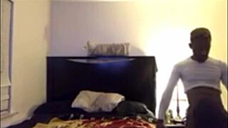 muscle booty beatdown with bareback blowjob and black bodybuilder