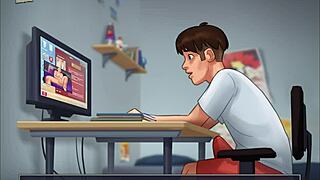 i explore erotic cartoon anime hentai in summertime saga 136