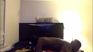 muscle booty beatdown with bareback blowjob and black bodybuilder