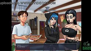 嘿看Summertime Saga第87集巨乳Odette红发Gracce阴谋狂野卡通！