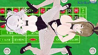 Kusuha Mizuha and Cagalli Yula Athha in Wild Lesbian Hentai Action