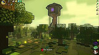 Hornycraft parody hentai game pornplay ep 47 piglin happy ending with huge monster cock and big tits