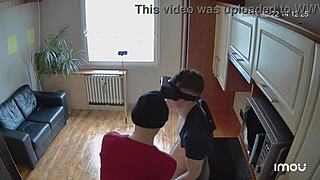 Muscular hunk gets it hard in a kitchen casting couch scene