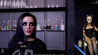 Stripper gives blowjob in tales from the deep eve 7.