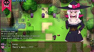 Man, this massage chair got the little witch crying in Ceres and the Contract Guild hentai! Part 4!