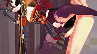 CHIORI BLOWJOB SEX in Genshin Impact Fantasy!