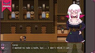 Man, this massage chair got the little witch crying in Ceres and the Contract Guild hentai! Part 4!